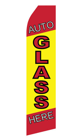 Auto Glass Service Advertising Flag
