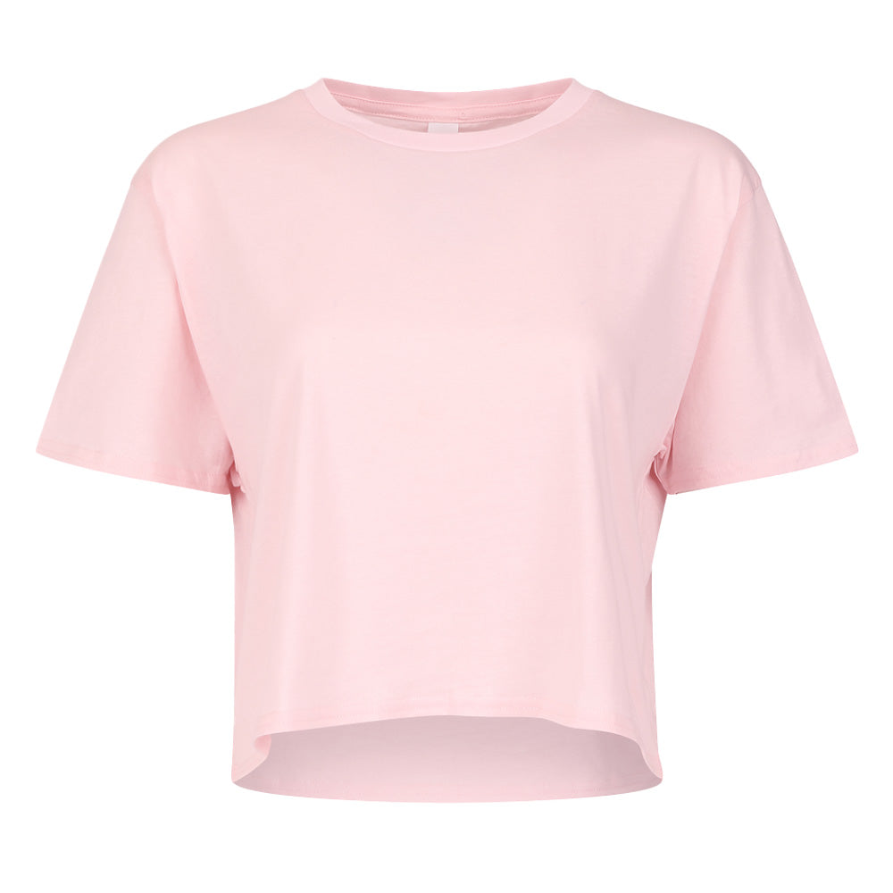 SMART BLANKS 4003 Premium Relaxed Fit Women's Cropped Tee