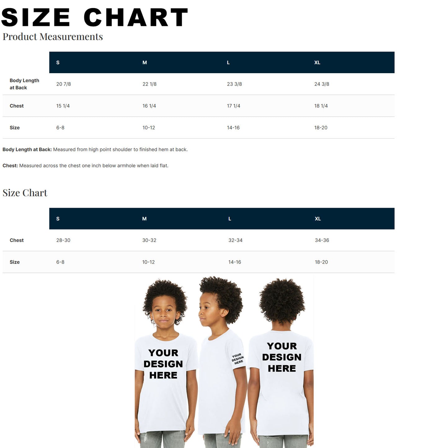 BELLA+CANVAS 3001Y Youth Unisex Jersey T-Shirt