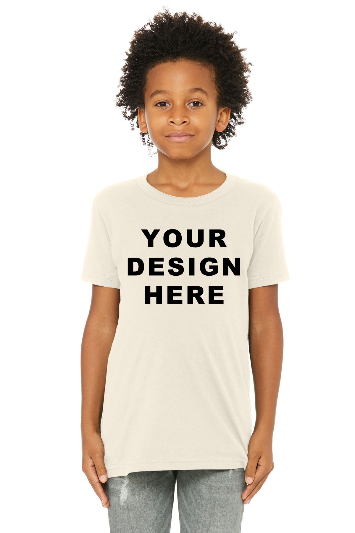 Bella Canvas 3001Y Youth T-Shirt Printing | Custom Kids Jersey Tees