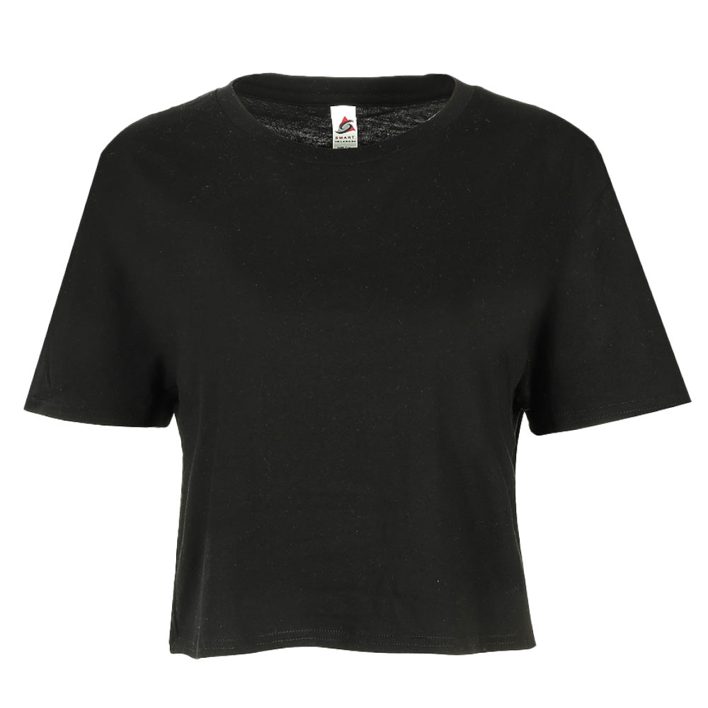 SMART BLANKS 4003 Premium Relaxed Fit Women's Cropped Tee