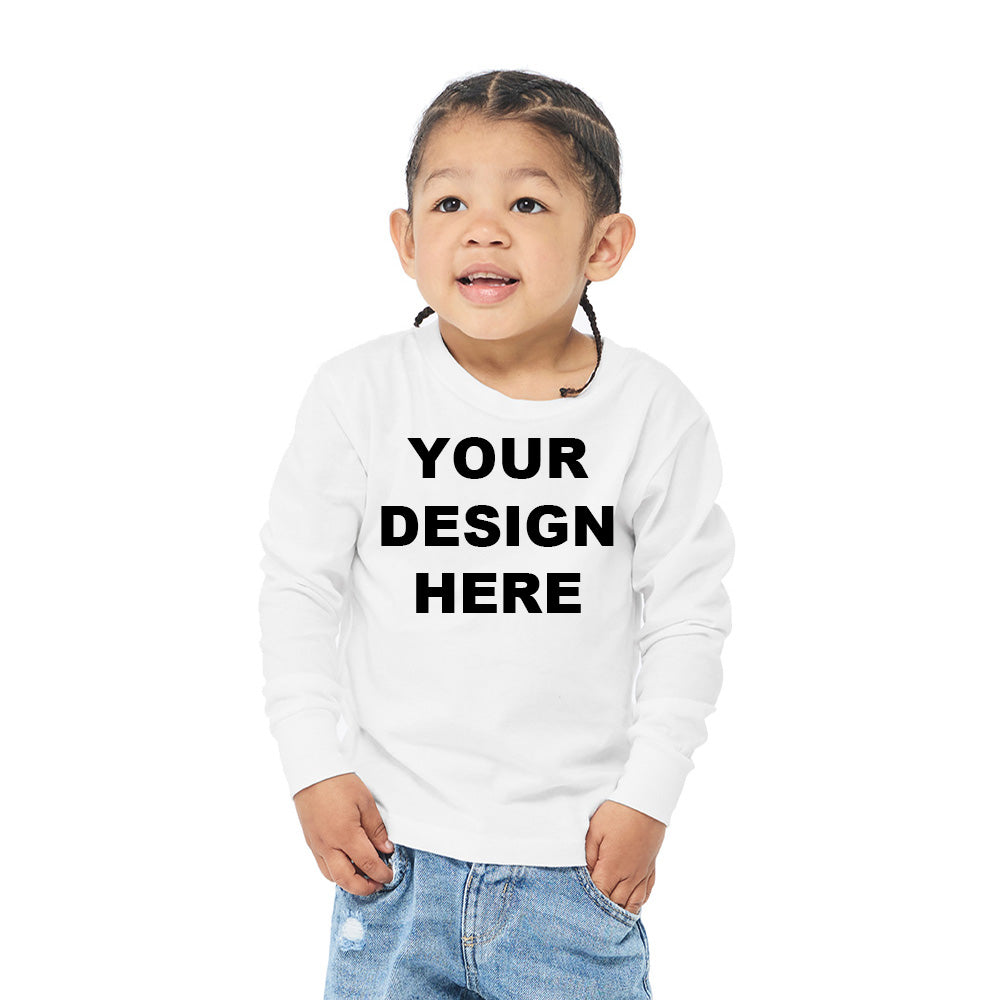 BELLA+CANVAS 3501T Toddler Long Sleeve Jersey Tee Unisex