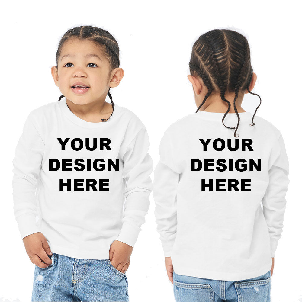 BELLA+CANVAS 3501T Toddler Long Sleeve Jersey Tee Unisex