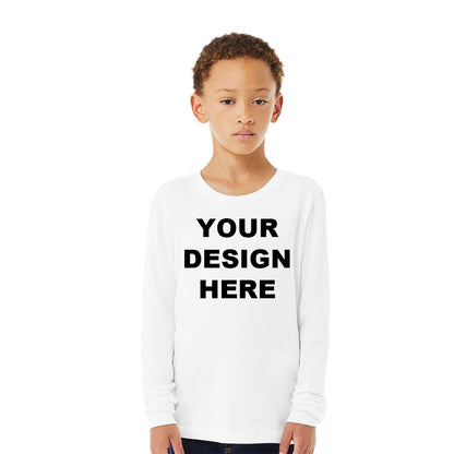 BELLA+CANVAS BC3501Y Youth Long Sleeve Jersey Tee Unisex
