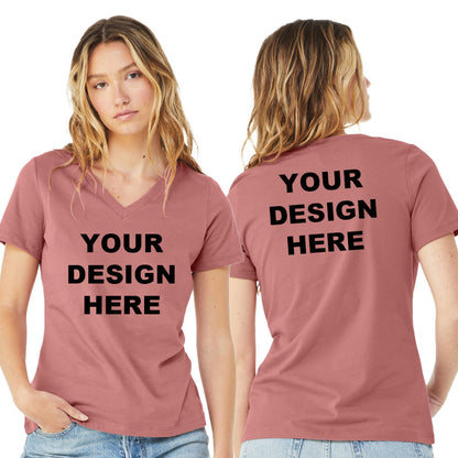 BELLA+CANVAS 6405 Women’s Relaxed V-Neck T-Shirt