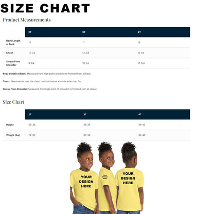 Port & Company CAR54T Unisex Toddler Core Cotton T-Shirt
