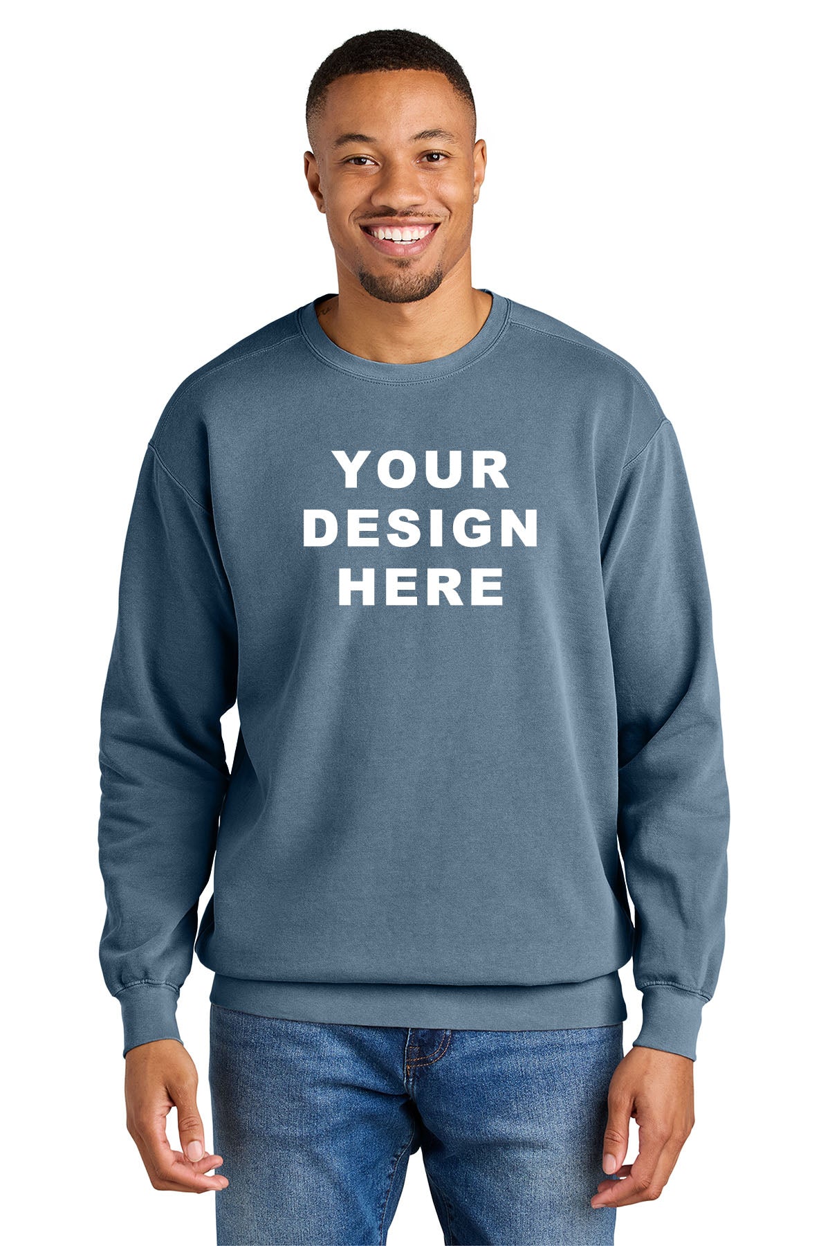 Custom Comfort Colors 1566 Sweatshirt | Personalized Vintage Crewneck