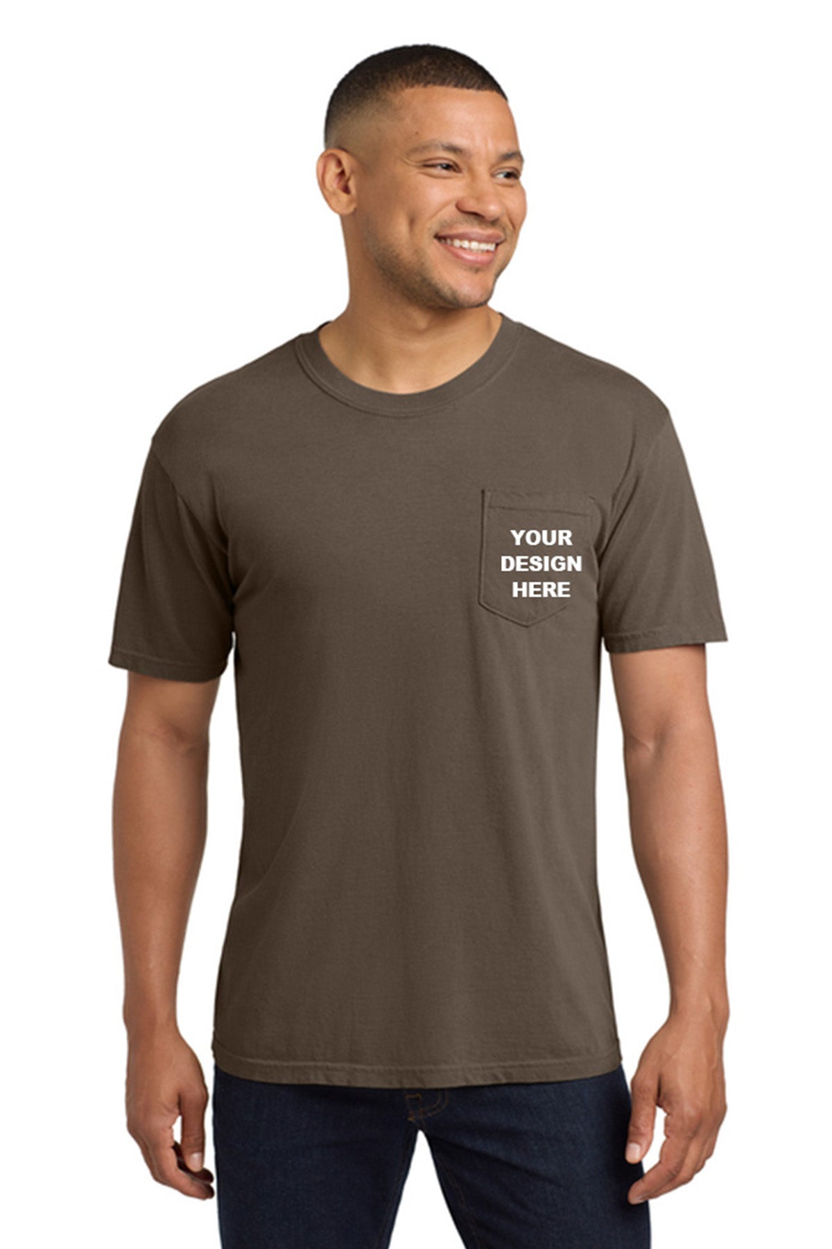 Comfort Colors 6030 Pocket T-Shirt Printing | Custom Garment-Dyed Tees