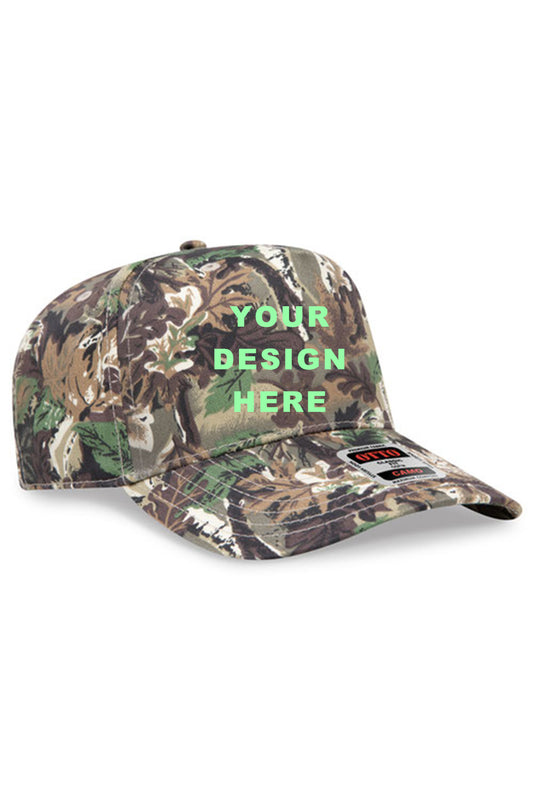 OTTO CAP® 31-069 5 Panel Mid Profile Camouflage Hats