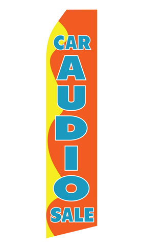 Car Audio Sale Advertising Flag