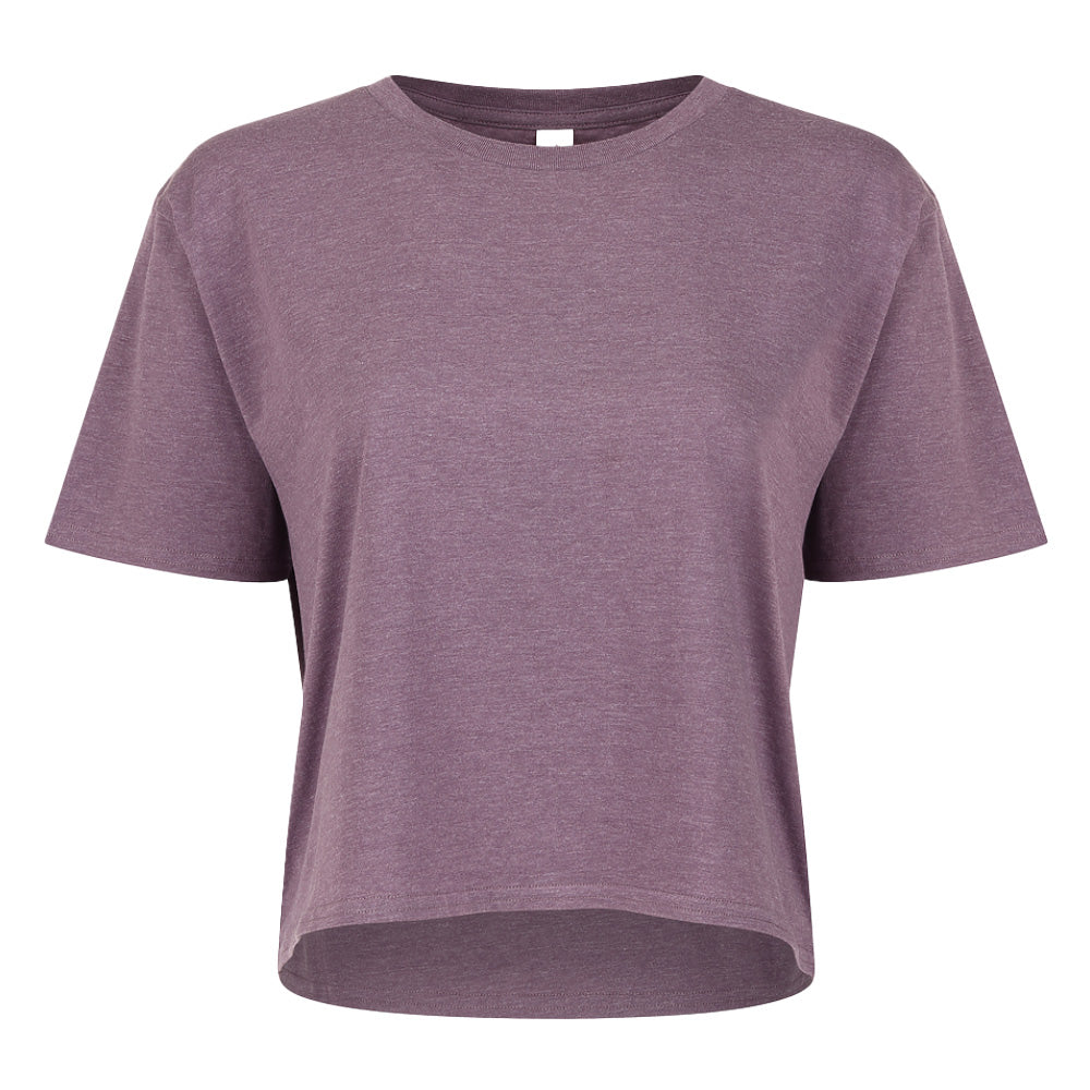 SMART BLANKS 4003 Premium Relaxed Fit Women's Cropped Tee