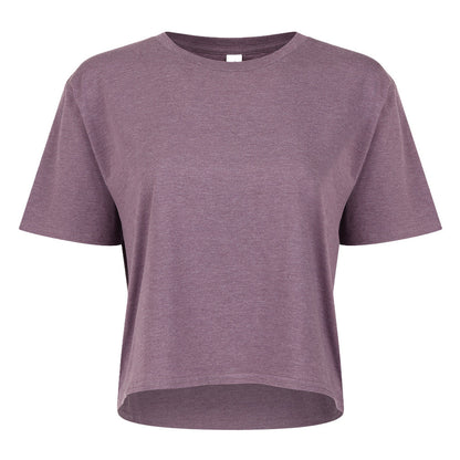 SMART BLANKS 4003 Premium Relaxed Fit Women's Cropped Tee