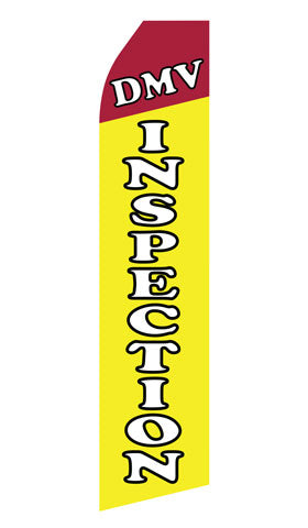 DMV Inspection Advertising Flag