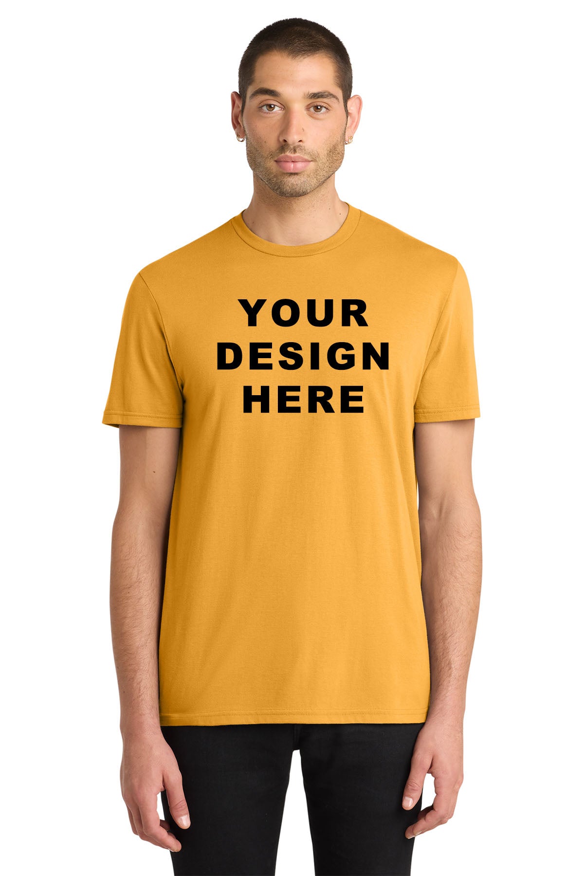 Custom Printed Unisex Short Sleeve Tee 100% Cotton - District ® Very Important Tee ® (DT6000)