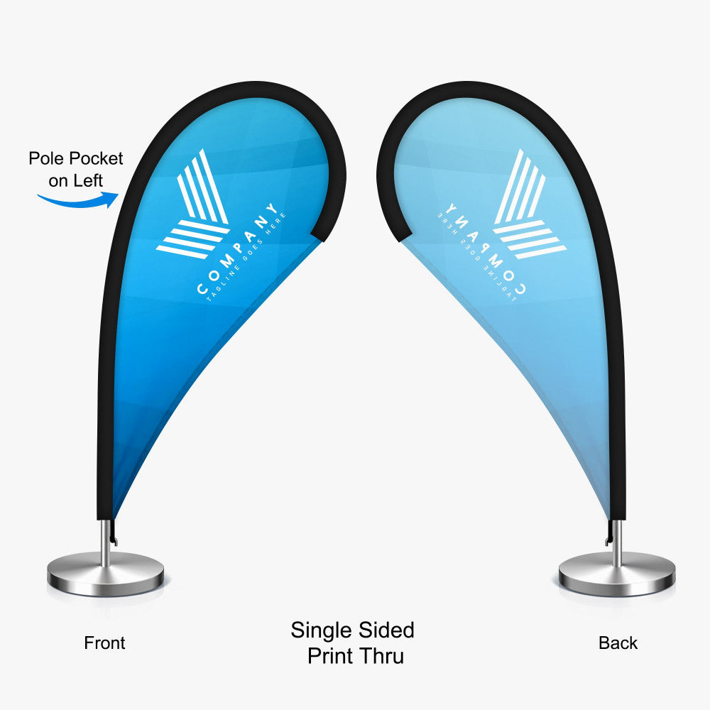 Custom Desktop Teardrop Flags