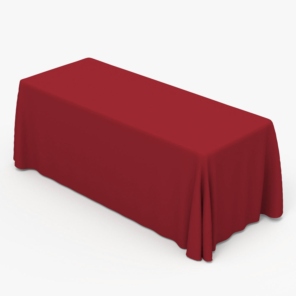 Custom Solid Color Table Covers, Trade Show Table Throws