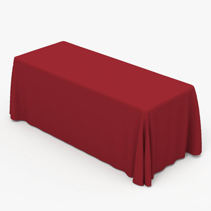Custom Solid Color Table Covers, Trade Show Table Throws