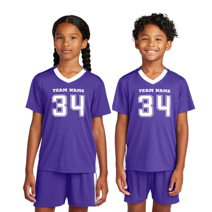 Sport-Tek® YST101 Youth Unisex Competitor™ United Performance V-Neck T-Shirt