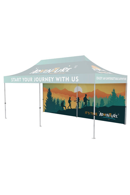 Custom 20ft Event Tent / Canopy, Full Wall (Long Side)