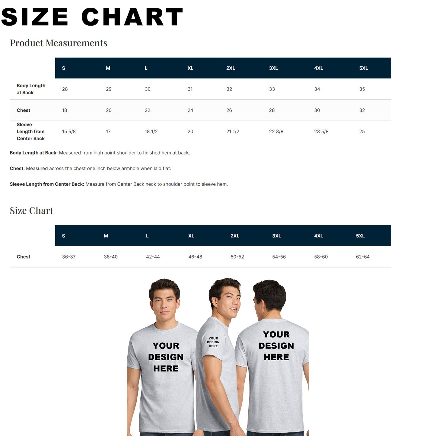 GILDAN 5000 Unisex Heavy Cotton T-Shirt