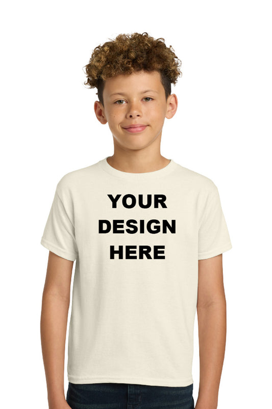 Gildan 5000B Youth Heavy Cotton T-Shirt Printing | Custom POD Shirts