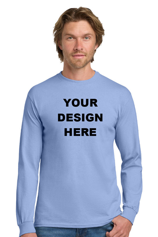 Gildan 5400 Long Sleeve T-Shirt Printing | Custom Heavy Cotton Shirts