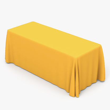 Custom Solid Color Table Covers, Trade Show Table Throws