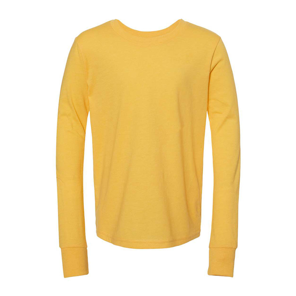 BELLA+CANVAS BC3501Y Youth Long Sleeve Jersey Tee Unisex