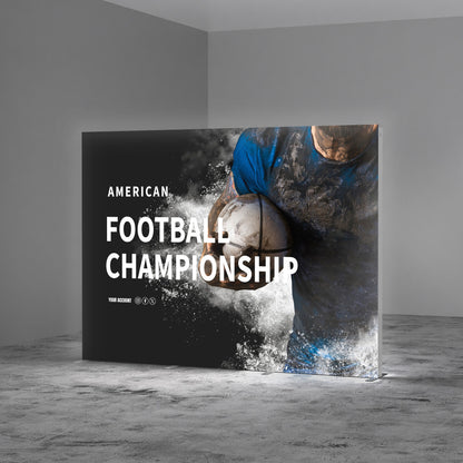 Custom 10ft SEG Backlit Fabric Display, Trade Show Lightbox