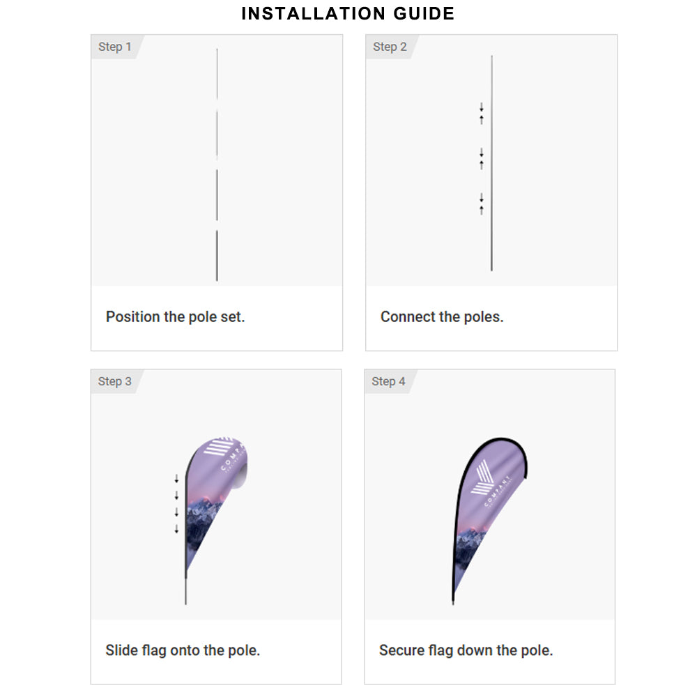 Custom Teardrop Flags