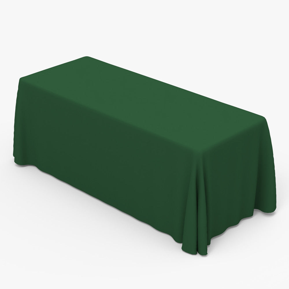 Custom Solid Color Table Covers, Trade Show Table Throws