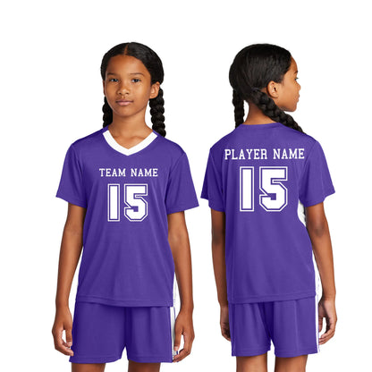 Sport-Tek® YST101 Youth Unisex Competitor™ United Performance V-Neck T-Shirt