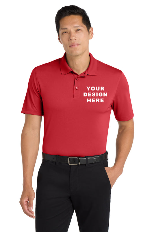 Port Authority K110 Dry Zone Polo Printing | Custom Performance Polo Shirts