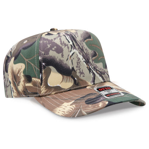 OTTO CAP® 31-069 5 Panel Mid Profile Camouflage Hats
