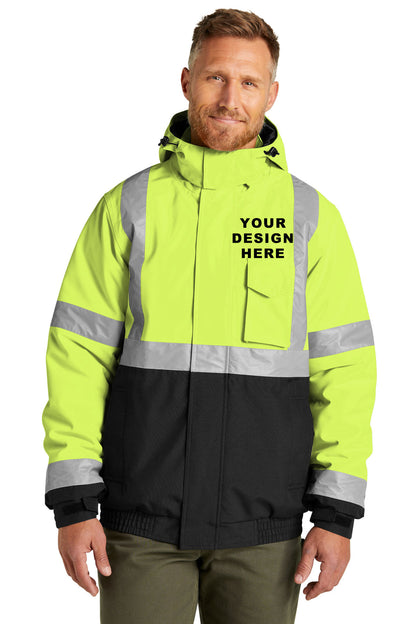 Custom CornerStone CSJ500 Safety Jacket | Personalized ANSI Class 3 Bomber