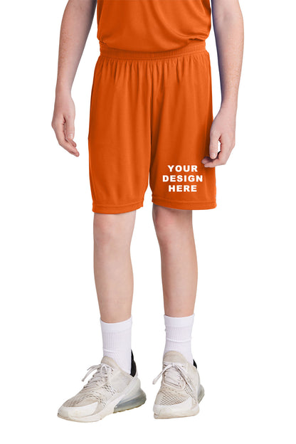 Custom Sport-Tek YST103 Youth Performance Shorts | Personalized Team Shorts