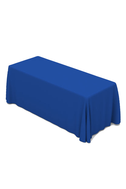 Custom Solid Color Table Covers, Trade Show Table Throws