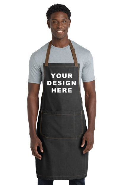 Custom Port Authority A800 Bib Apron | Personalized Restaurant & Café Aprons