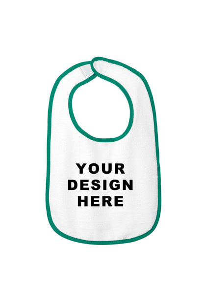 Custom Rabbit Skins RS1003 Baby Bib | Personalized Infant Terry Bib