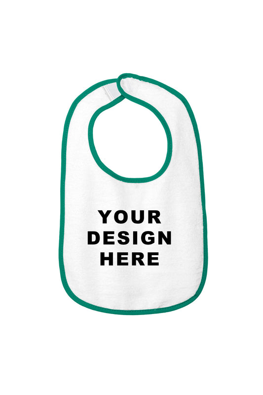 Custom Rabbit Skins RS1003 Baby Bib | Personalized Infant Terry Bib