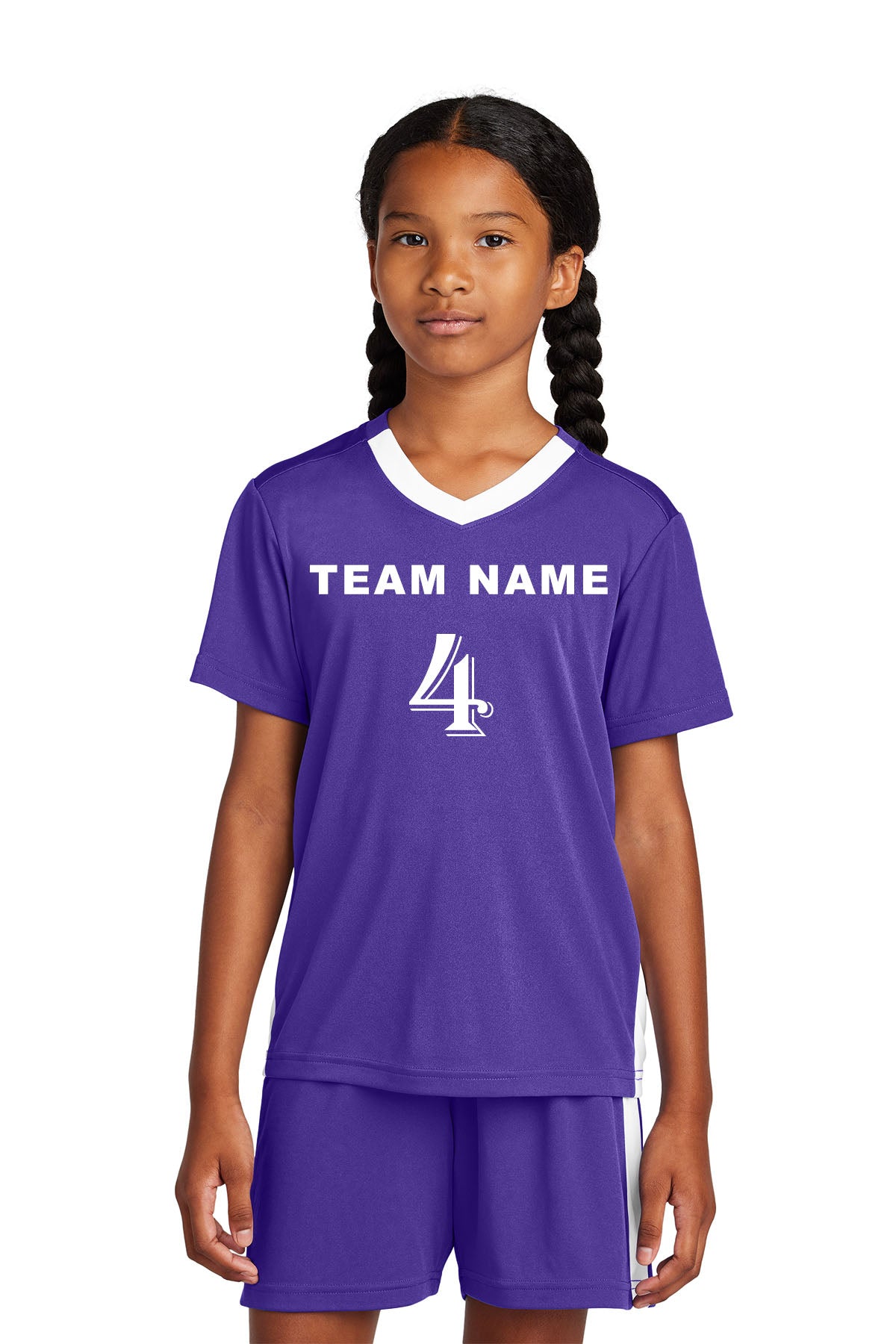 Custom Sport-Tek YST101 Youth Performance V-Neck T-Shirt | Personalized Team Shirts