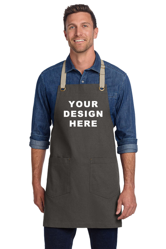 Custom Port Authority A815 Canvas Apron | Personalized Restaurant & Barista Aprons