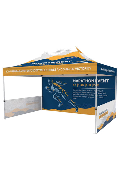 Custom 15ft Event Tent / Canopy,  Printed Pop Up Tent with Logo (10ft x 15ft)