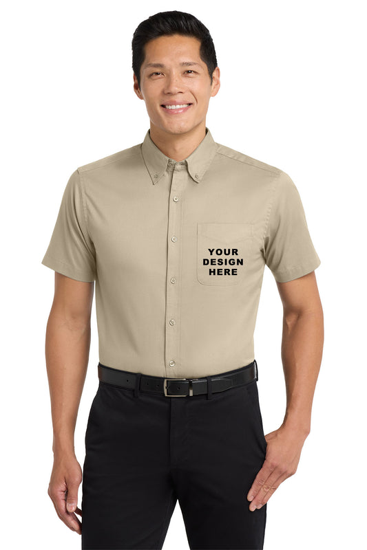 Custom Port Authority S508 Button-Up Shirt | Personalized Work Uniforms