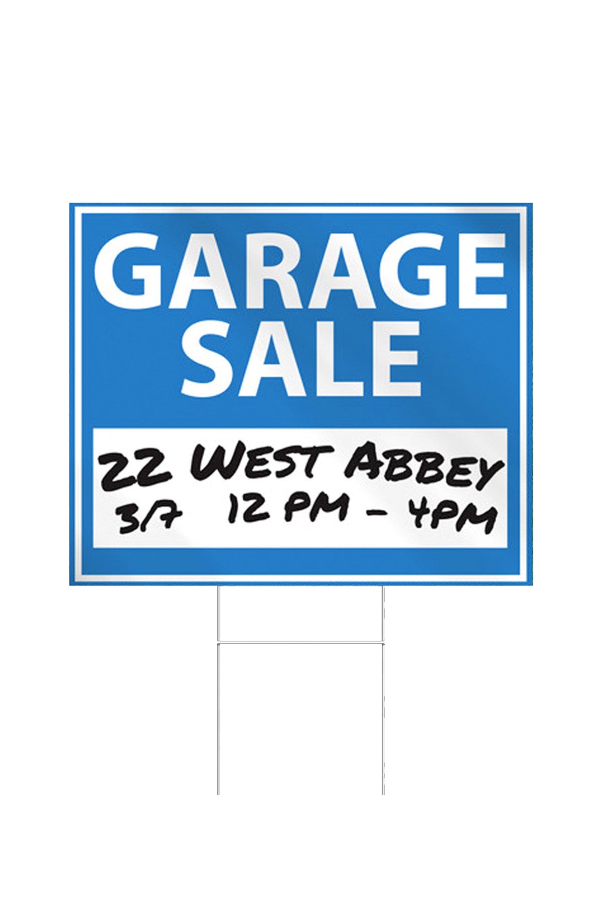 Custom Dry Erase Coroplast Signs, Reusable Write-On Boards