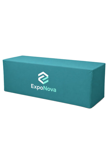 Custom 8ft Fitted Table Cover, Printed Table Cloth With Logo