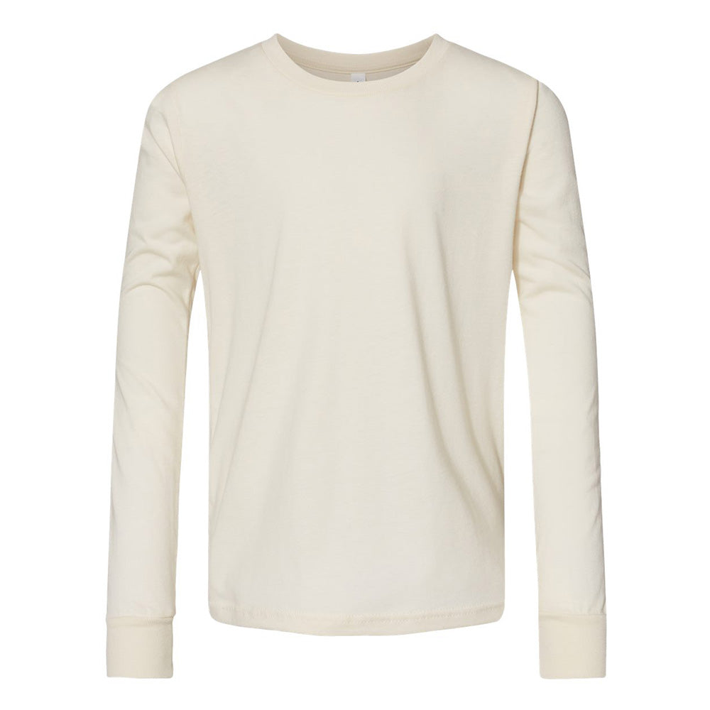 BELLA+CANVAS BC3501Y Youth Long Sleeve Jersey Tee Unisex