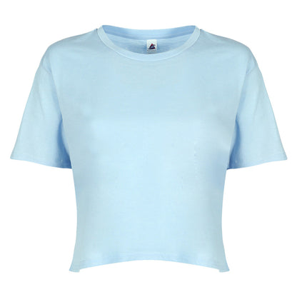 SMART BLANKS 4003 Premium Relaxed Fit Women's Cropped Tee