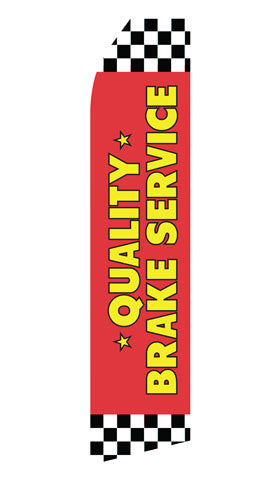 Brake Service Advertising Flag
