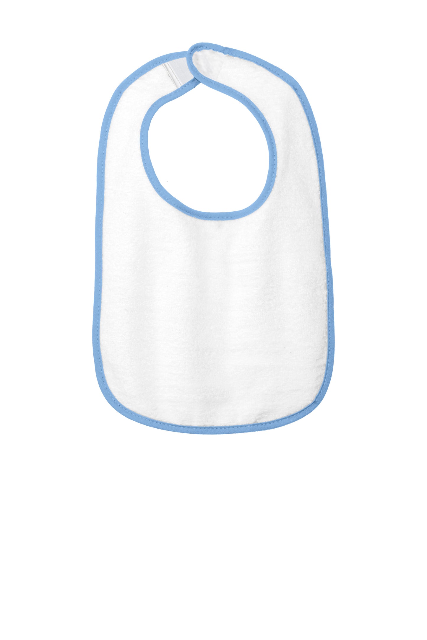 Rabbit Skins® RS1003 Infant Contrast Trim Terry Bib
